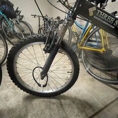 折りたたみ自転車　ジャンク品　THREE STONEの画像