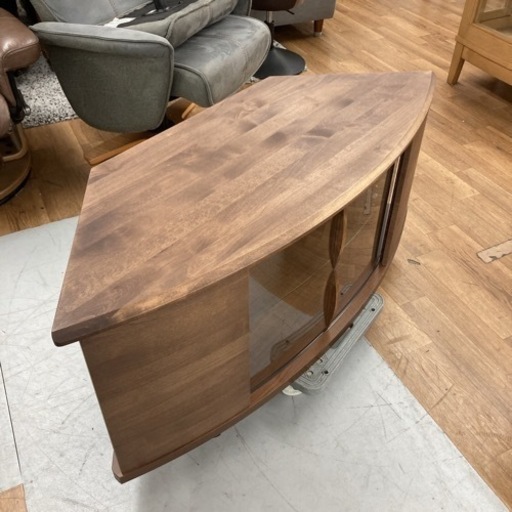 S182 ★ 今村家具工芸 テレビカウンターボード 天然木 120cm USED 綺麗