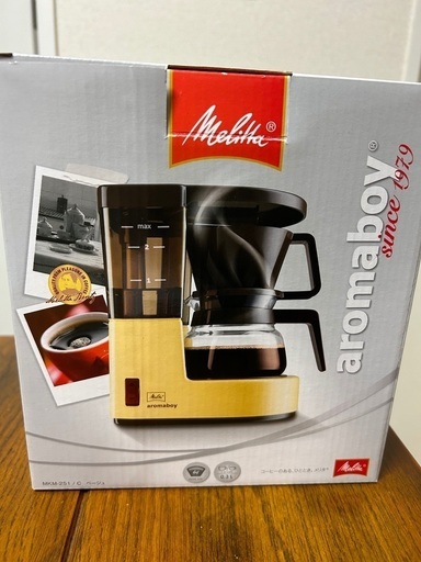 新品　メリタコーヒーコーヒーメーカー アロマボーイ 1杯用 MKM-251／C