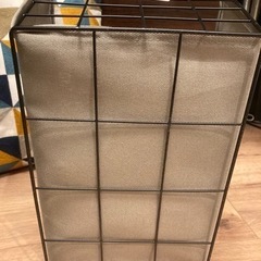 新品未使用 ダイソー ¥500商品 ワイヤー 布収納 カラーボックス 対応サイズ グレー 収納の画像