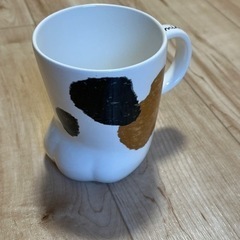 未使用　猫の足型のマグカップの画像