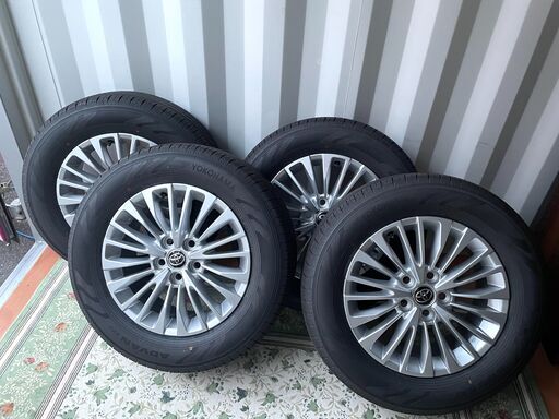 アルファード40 ホイールタイヤ４本セット 新車外し 17 ADVAN V03