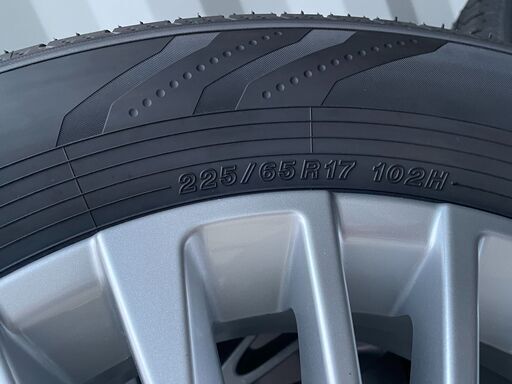 アルファード40 ホイールタイヤ４本セット 新車外し 17 ADVAN V03