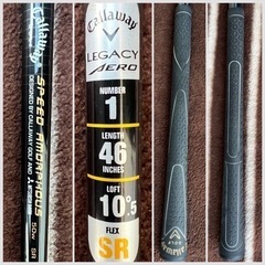 ■Callaway キャロウェイ AERO エアロ■ドライバー 1W 10.5°■FLEX-SR SPEED AMORPHOUS 50w■ゴルフクラブ フェアウェイウッドの画像