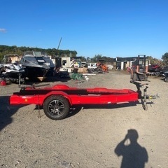 国内初　マリンジェットトレーラー新車　予備検査渡しの画像