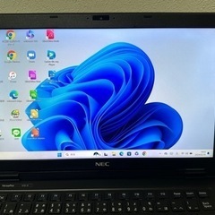 NECノートPC ！M.2 SSD128GB メモリ4GB★VK22TG-S★ Core i5-5200U Webカメラ Win11 MS Office2021 Professional★中古美品★ ①の画像