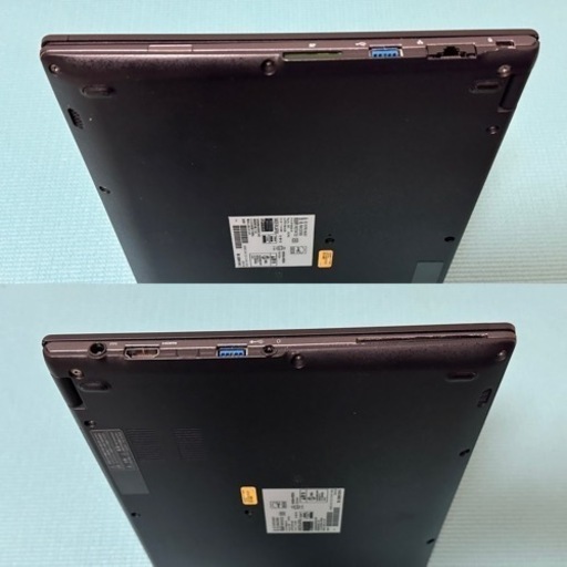 富士通 薄型ノートPC ！M.2 SSD128GB メモリ4GB★FUTRO MU937★ Celeron 3865U Webカメラ 