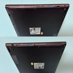 富士通 薄型ノートPC ！M.2 SSD128GB メモリ4GB★FUTRO MU937★ Celeron 3865U Webカメラ Win11 MS Office2021 Professional ★中古美品★ の画像