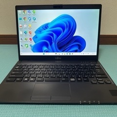 富士通 薄型ノートPC ！M.2 SSD128GB メモリ4GB...