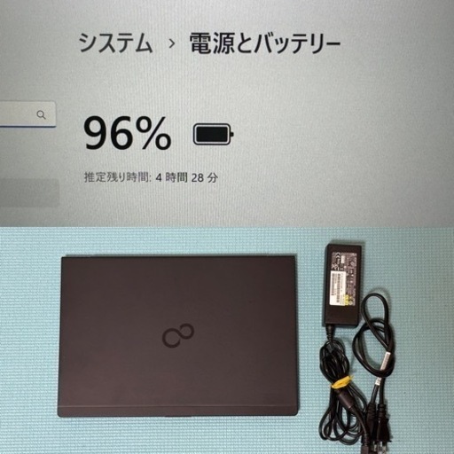 富士通 薄型ノートPC ！M.2 SSD128GB メモリ4GB★FUTRO MU937★ Celeron 3865U Webカメラ 