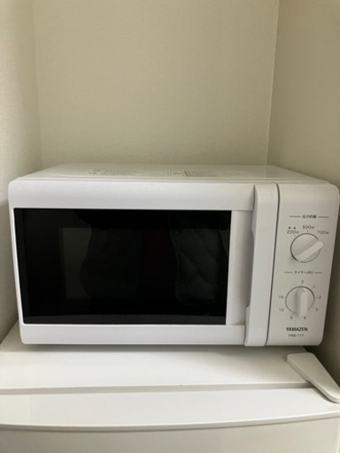 予約済　【美品】　山善　電子レンジ