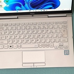 NEC 薄型ノートPC ！M.2 SSD128GB メモリ8GB★VK23TG-U Core i5-6200U Webカメラ Win11 MS Office 2019★中古美品★ の画像