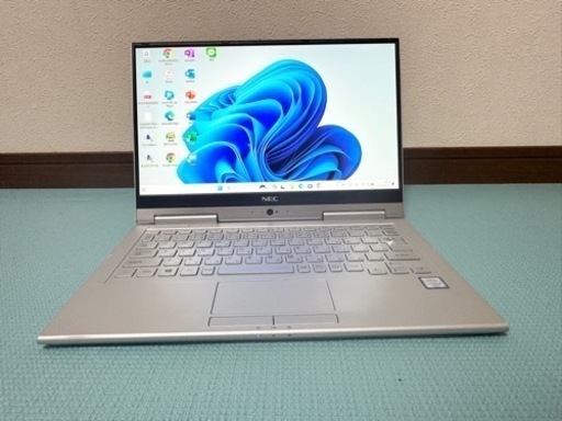 NEC 薄型ノートPC ！M.2 SSD128GB メモリ8GB★VK23TG-U Core i5-6200U Webカメラ Win11 MS Office 2019★中古美品★