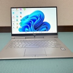 NEC 薄型ノートPC ！M.2 SSD128GB メモリ8GB★VK23TG-U Core i5-6200U Webカメラ Win11 MS Office 2019★中古美品★ 