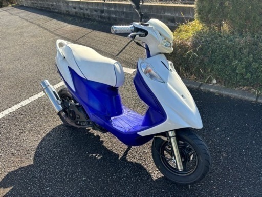 スズキ　アドレスV125G カスタム　白/青