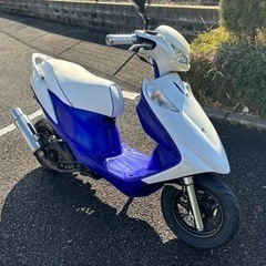 スズキ　アドレスV125G カスタム　白/青　