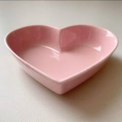 陶器　ハート　小物入れの画像