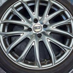 ★良品★　お値下げ中　※ホイールのみ可能　アルミホイール17インチ（ノーマルタイヤ付き）4本セットの画像