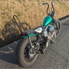 1975年式　ハーレーダビットソン　スポーツスター　XLH1000 　アイアンショベル　リジットチョッパー　おまけ付きの画像