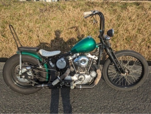 1975年式　ハーレーダビットソン　スポーツスター　XLH1000 　アイアンショベル　リジットチョッパー　おまけ付き