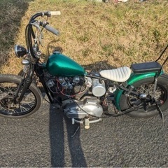 1975年式　ハーレーダビットソン　スポーツスター　XLH1000 　アイアンショベル　リジットチョッパー　おまけ付きの画像
