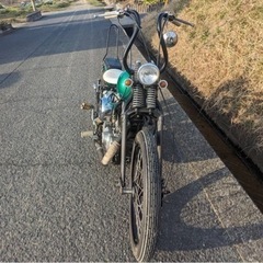 1975年式　ハーレーダビットソン　スポーツスター　XLH1000 　アイアンショベル　リジットチョッパー　おまけ付きの画像