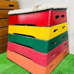 跳び箱2つセットの画像