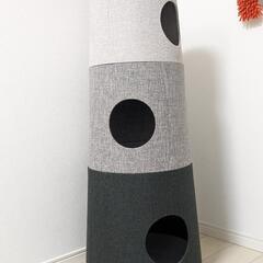キャットインテリアタワー NECOTA セットカーサ グレー