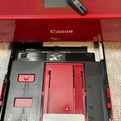 Canon プリンター　赤色の画像