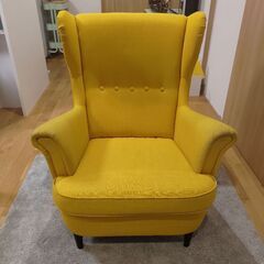 イケア　IKEA　ソファ　ストランドモン　イエロー