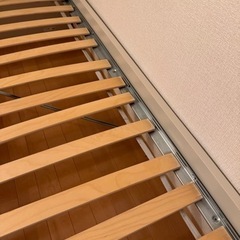 IKEA グルースケン ダブルベッド すのこベッドの画像
