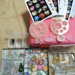 ＵＶレジン作成用セット/UVライト、デコパーツ