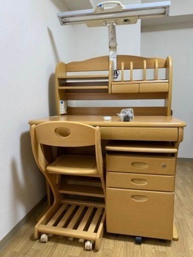 学習机 椅子セット（鍵付き）