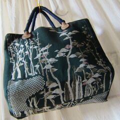 ❗訳あり　着物リメイクバッグ　ハンドメイドの画像