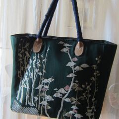 ❗訳あり　着物リメイクバッグ　ハンドメイドの画像