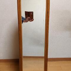 籐家具　姿見　鏡　ミラー