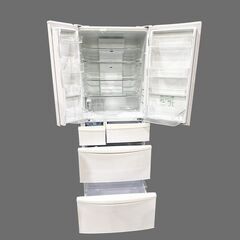 【全国対応】パナソニック (Panasonic) 6ドア 両開き 冷蔵庫 2014年製 NR-FVF460-W【一都三県直接配達可能】の画像