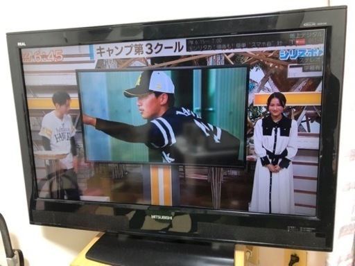 ☆液晶テレビ☆三菱REAL 32V  寝室や子供部屋、ゲームやPCモニターにも！