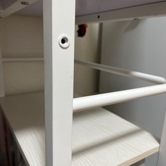 システムデスク　ホワイト　ニトリ【引き取り先決定しました】の画像