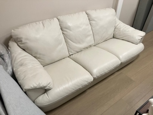 本革　3人掛けソファー　16万円ソファー✨