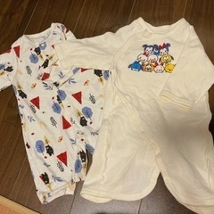 新生児サイズ50〜70 ロンパース5セット　男女兼用の画像