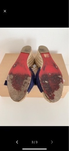 ◆正規品◆美品 Christian Louboutin ウェッジサンダル　36