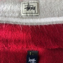 【希少】90s  ステューシー  紺タグ　マフラー（made in USA）の画像