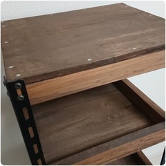 キャスター付き　ラック　棚　ハンドメイドの画像