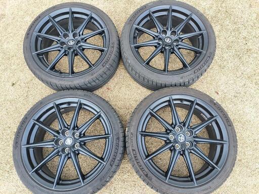 値下げしました　GR86　RZ純正ホイール、タイヤMICHELIN　PILOTSPORT4付き