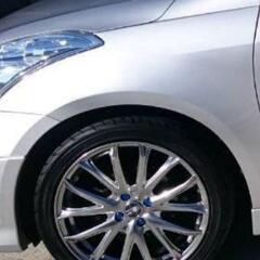 ★良品★　お値下げ中　※ホイールのみ可能　アルミホイール17インチ（ノーマルタイヤ付き）4本セットの画像