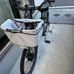 アシスト自転車　グリーン　まだまだ乗れますよ！