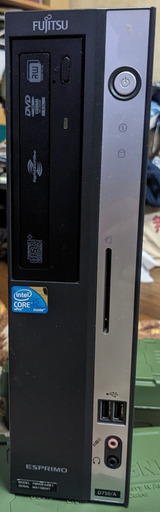 デスクトップパソコン富士通：ESPRIMO D750/Aシリーズ FMVDE4J0E1