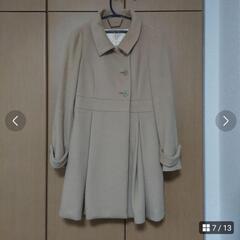 smork コート　ファー　ベージュの画像