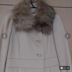 smork コート　ファー　ベージュの画像